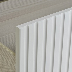 ASB-Woodline Тумба с раковиной Риола 80 подвесная белая – фотография-7